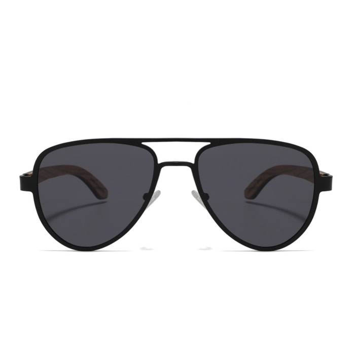 Gafas de Sol Feler 1803-11 Polarizadas de Madera Unisex 56 mm