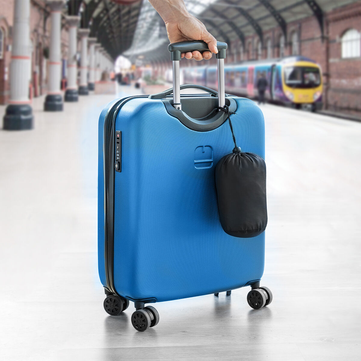 Cuscino da Viaggio Gonfiabile Frontale Snoozy InnovaGoods