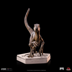 Jurassic World Icons Statua Velociraptor B 9 Cm Iron Studios