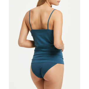 Canotta seamless con spalline sottili