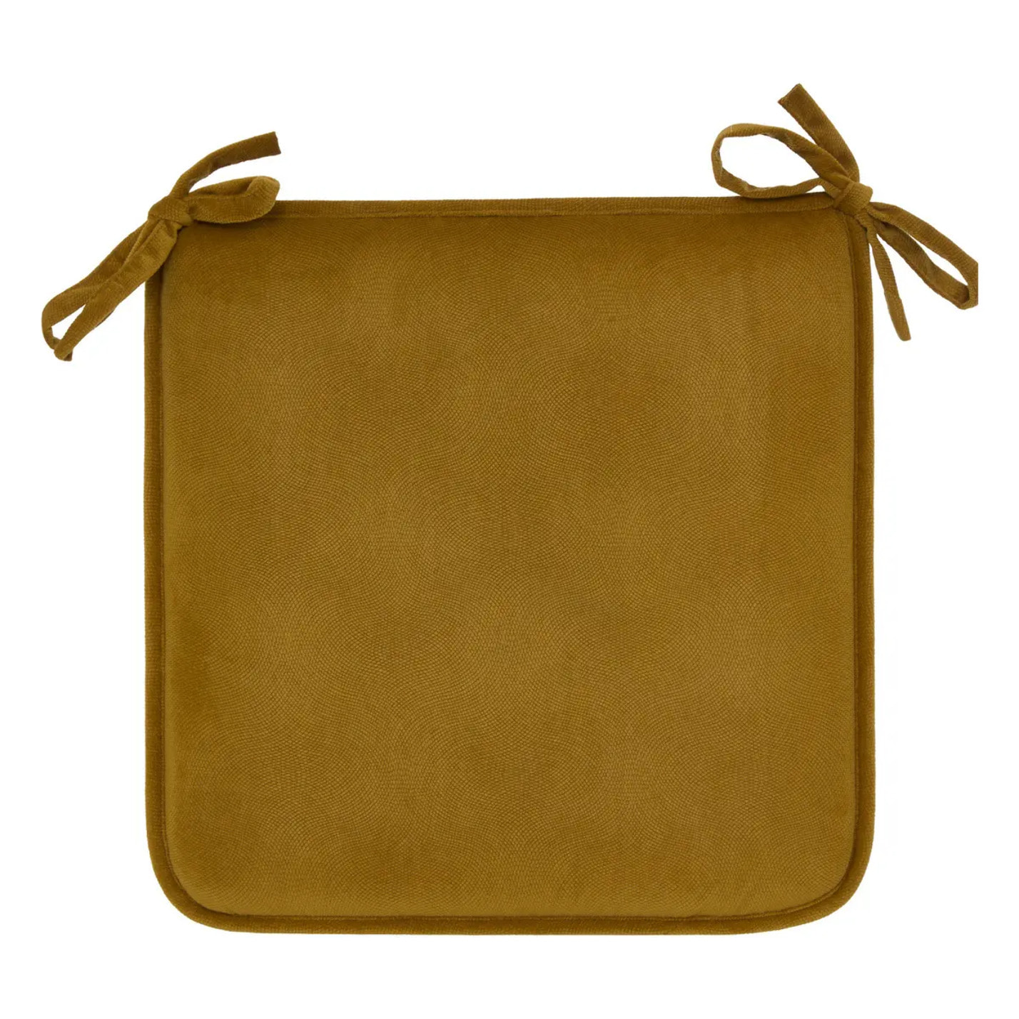 Galette de chaise Lilou mordoré 38x38cm