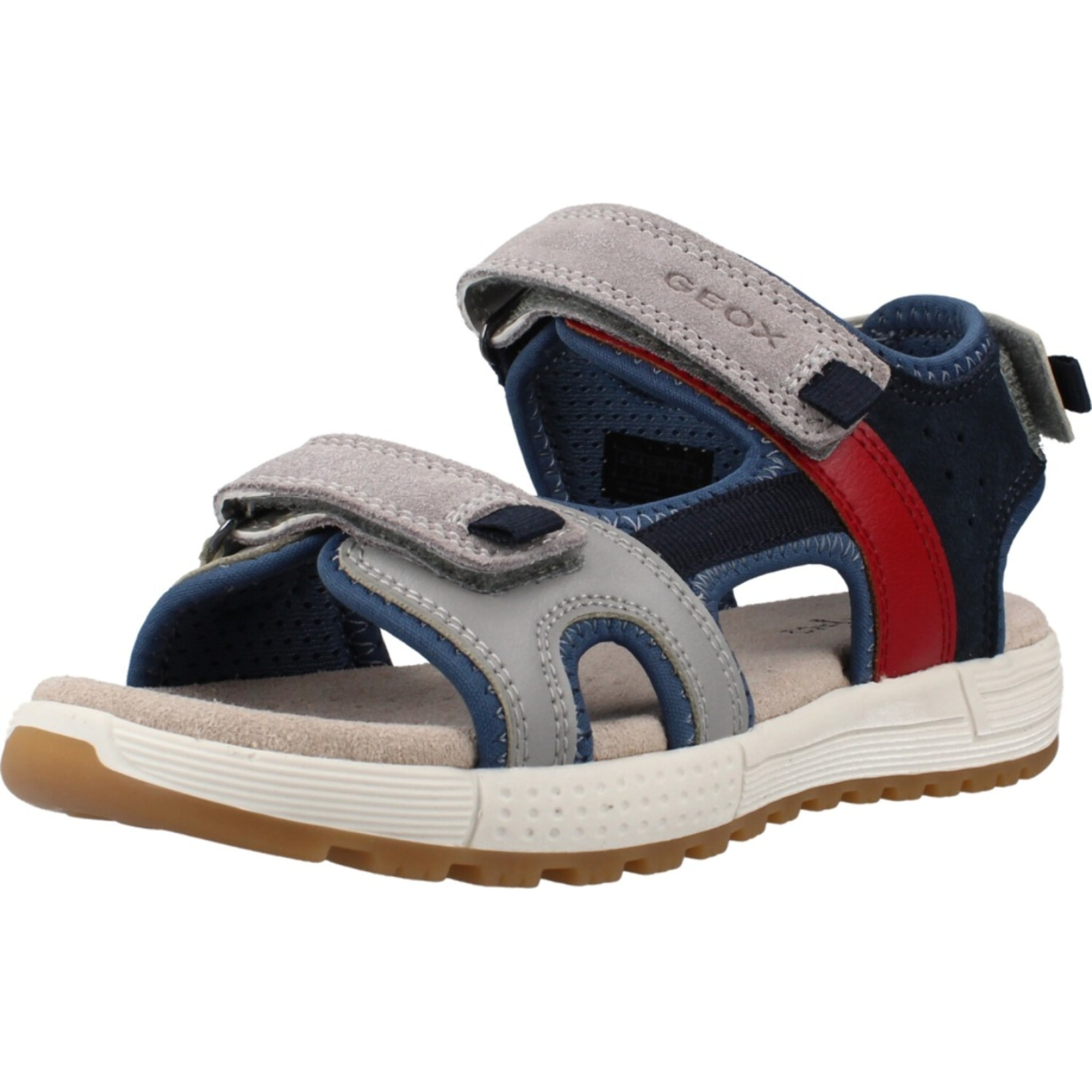 Sandalias Niño de la marca GEOX  modelo J SANDAL ALBEN BOY GRIS