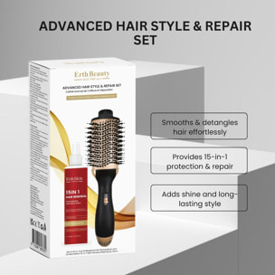 Set Ultimate Hair Styling & Repair (Cepillo todo en uno + Spray 15 en 1)