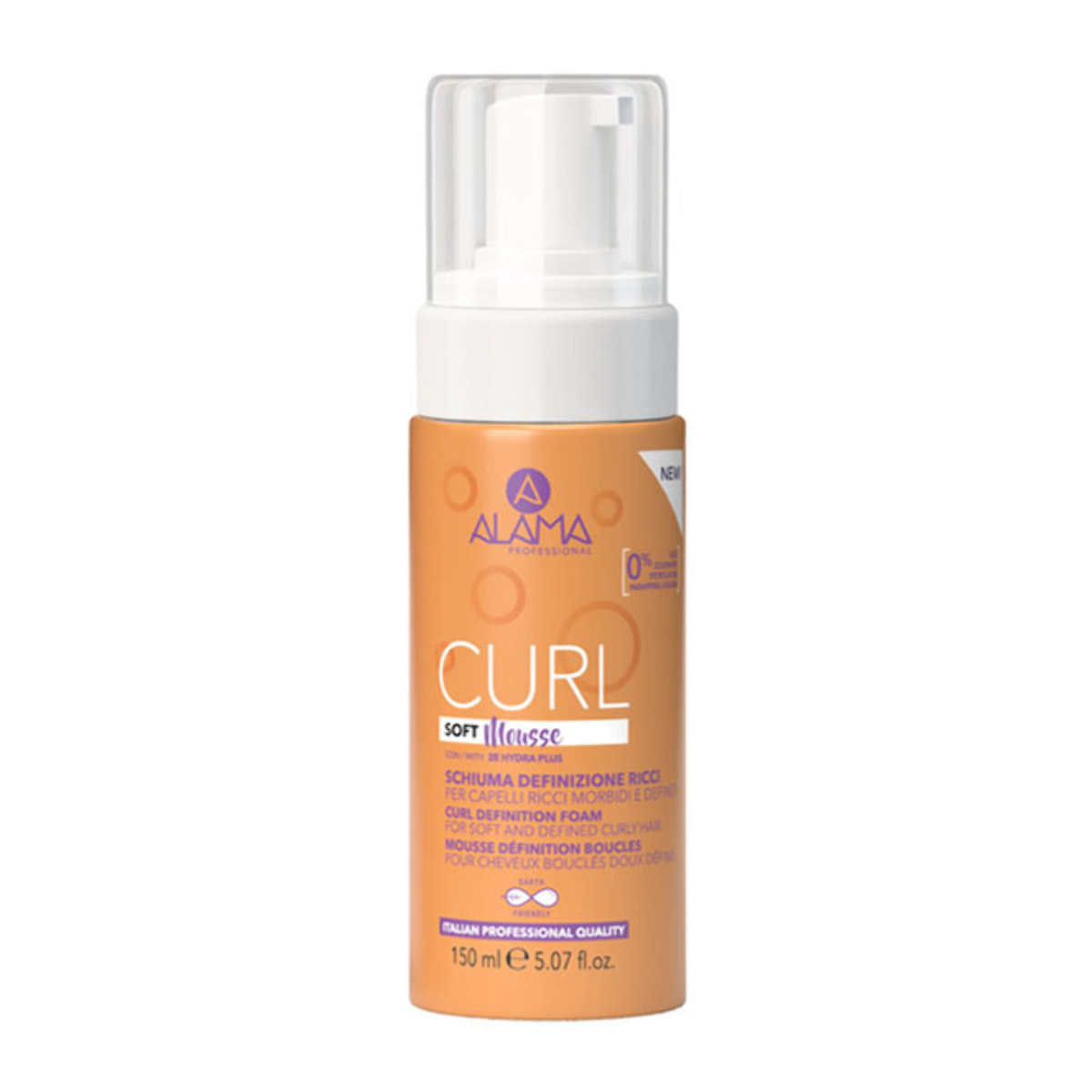 ALAMA Professional Curl Soft Mousse Schiuma Definizione Ricci 150ml