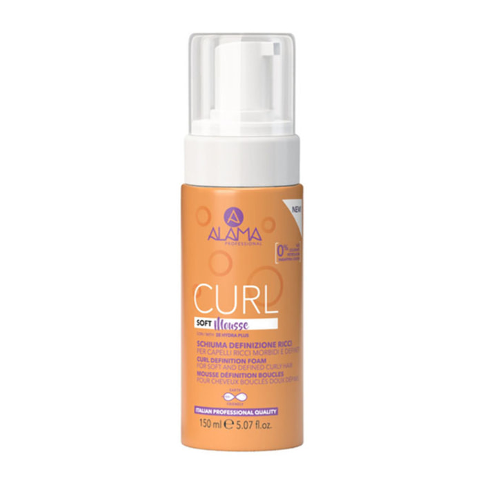 ALAMA Professional Curl Soft Mousse Schiuma Definizione Ricci 150ml