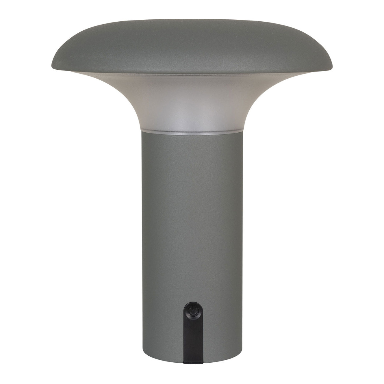 Lampada LED Ricaricabile Ramsey — Grigio Opaco Ø17×21 cm