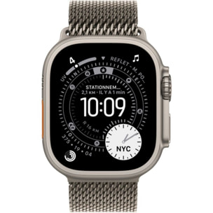 Montre connectée APPLE WATCH 49mm Tit Naturel Milanais Ultra 3 S Cell
