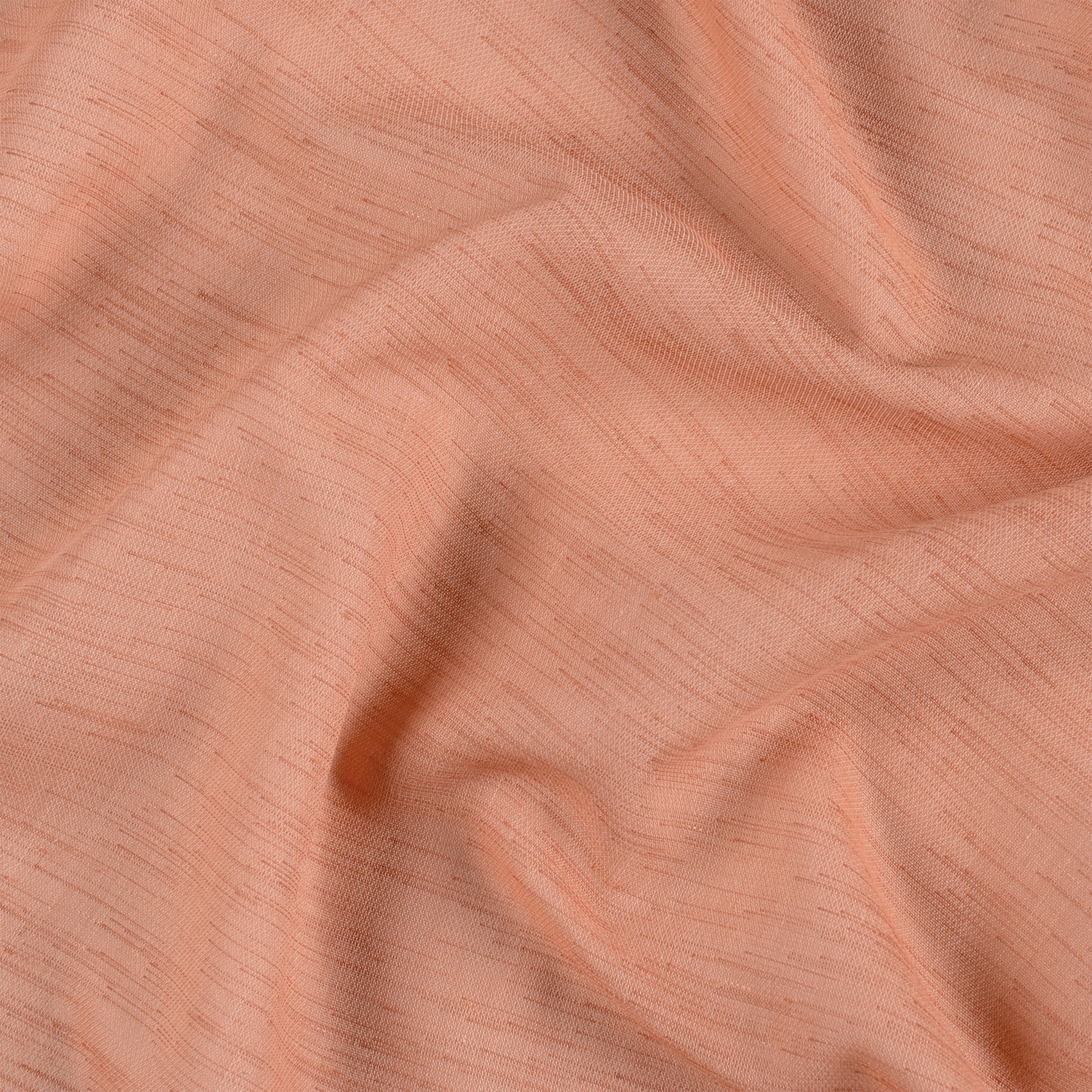 Tissu voile plombé en polyester coton grande largeur - Marron Brun