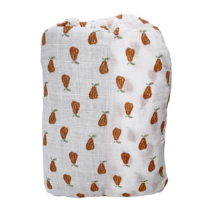 Lot de 2 draps housse bébé en coton bio