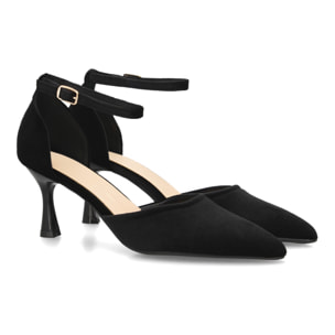 Zapato elegante con tiras aterciopelado