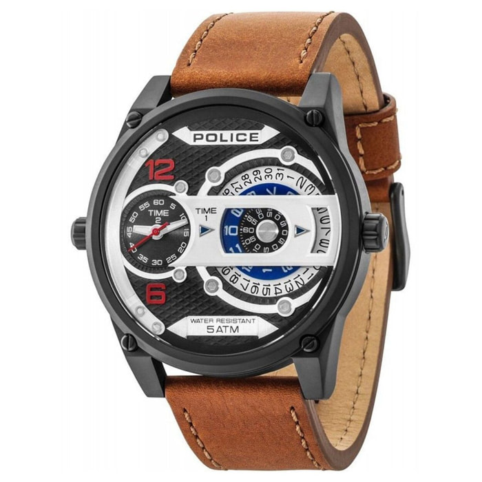 Reloj Police PL.14835JSB-02 Hombre Analogico Cuarzo con Correa de Cuero