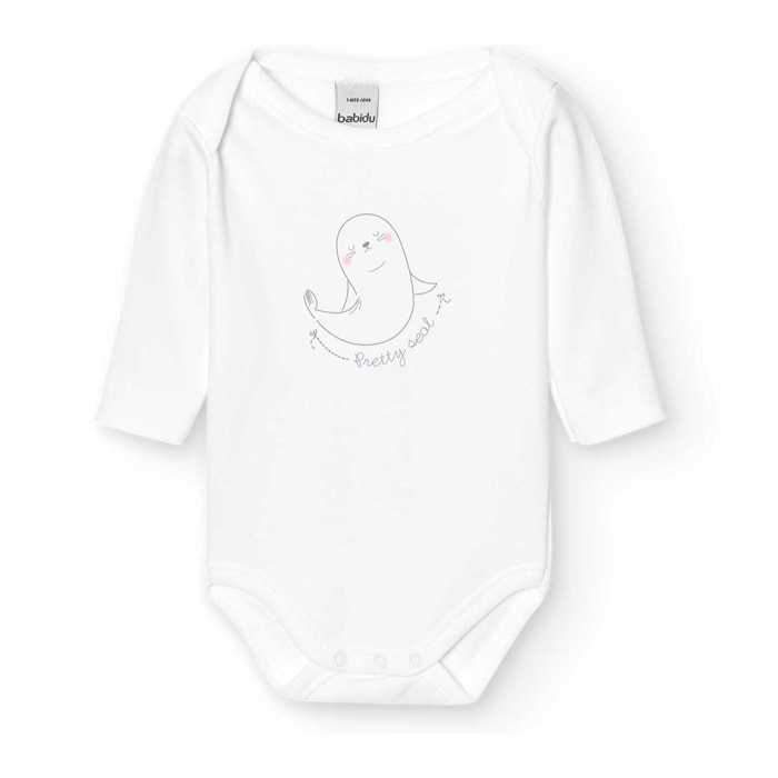 Body C.Americano Bordado Blanco Talla 9