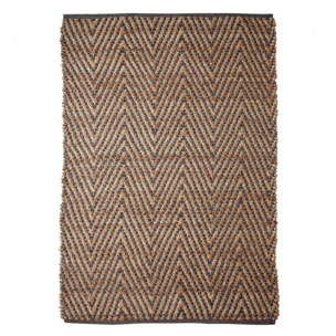 Tapis kilim tissé à la main en jute naturel