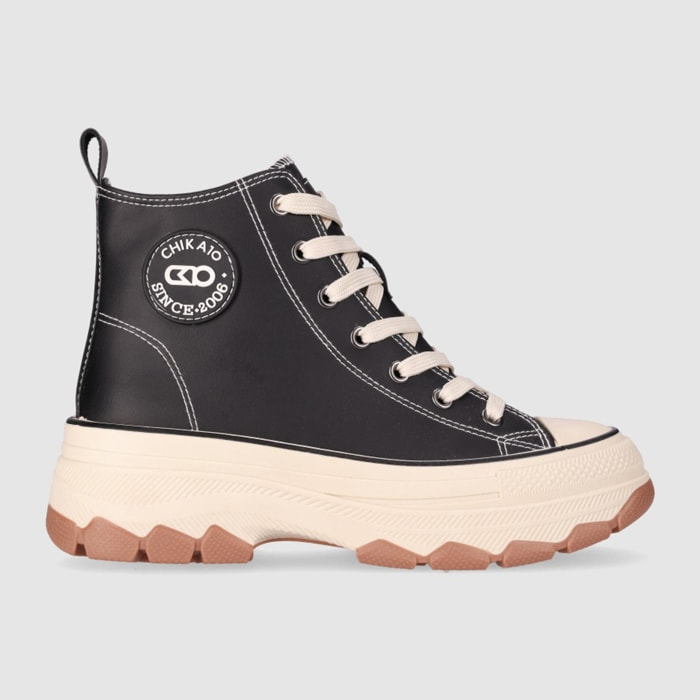 Deportivos - Negro - Tacón: 5 cm