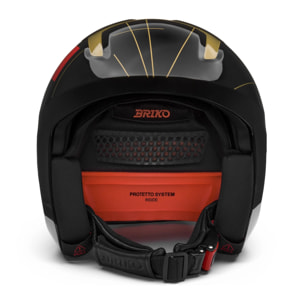 Caschi Briko Uomo Donna Nero Vulcano 2.0 China Mips