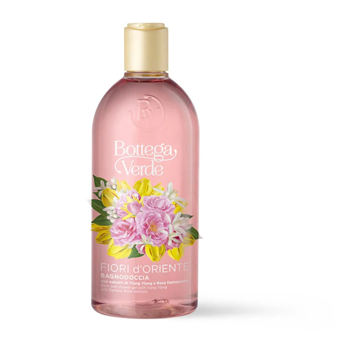 Fiori d'Oriente - Bagnodoccia con estratti di Ylang Ylang e Rosa damascena