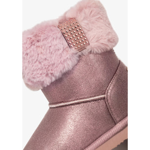 Botas Australianas Strass Pelo Rosa B&W