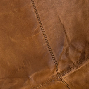 Housse "Dario" cuir marron cognac