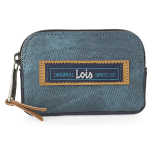 Monedero Sintetico Mujer Lois Venice Azul