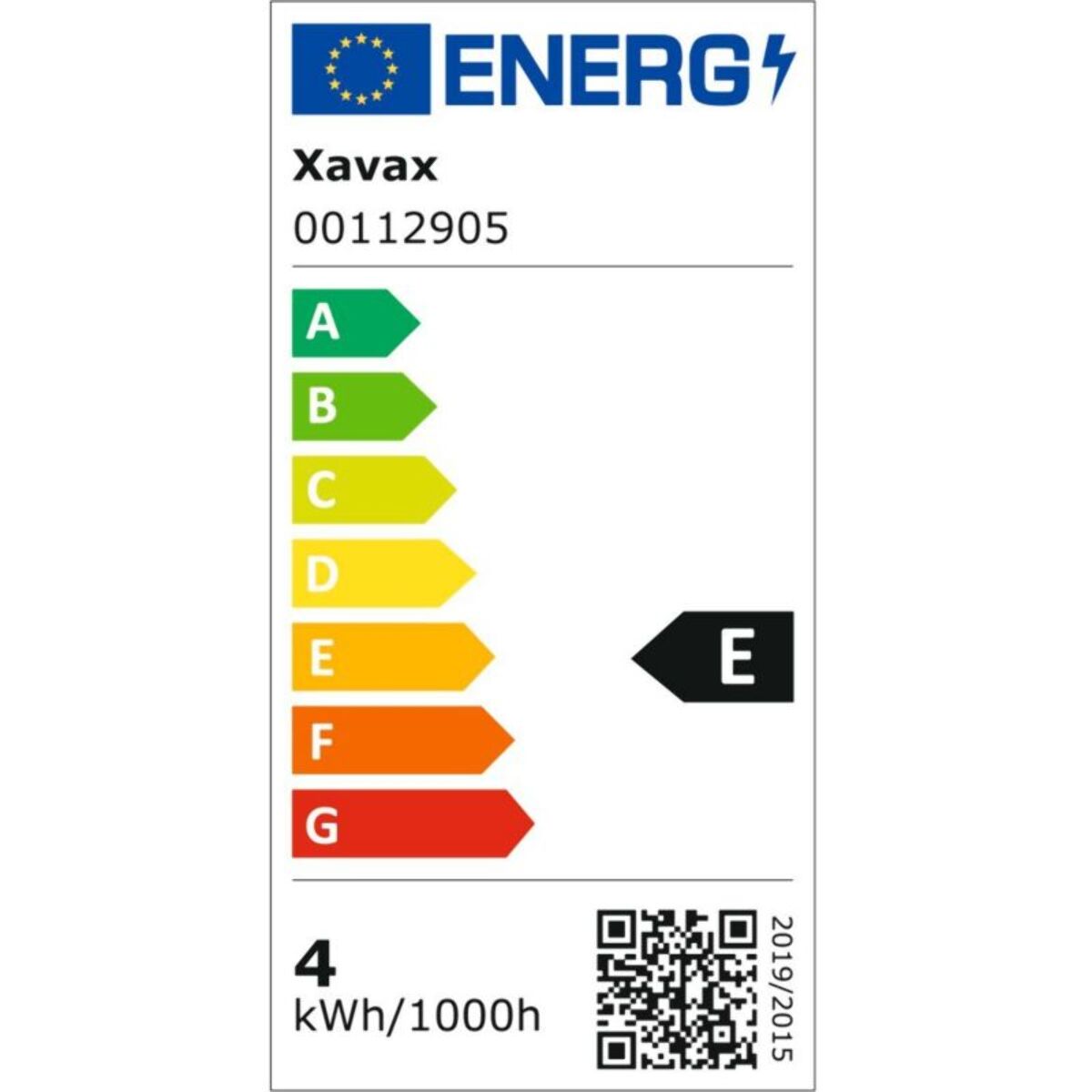 Ampoule LED connectée XAVAX LED E14 4W CLAS x2