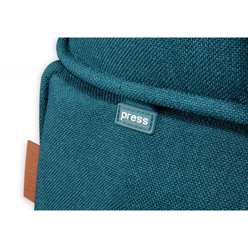 Housse de siège massant shiatsu bleu pétrol