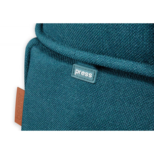 Housse de siège massant shiatsu bleu pétrol