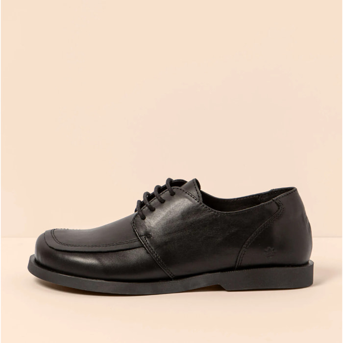 Zapatos N5876 SOFT NAPPA BLACK / ARENISCA color Black