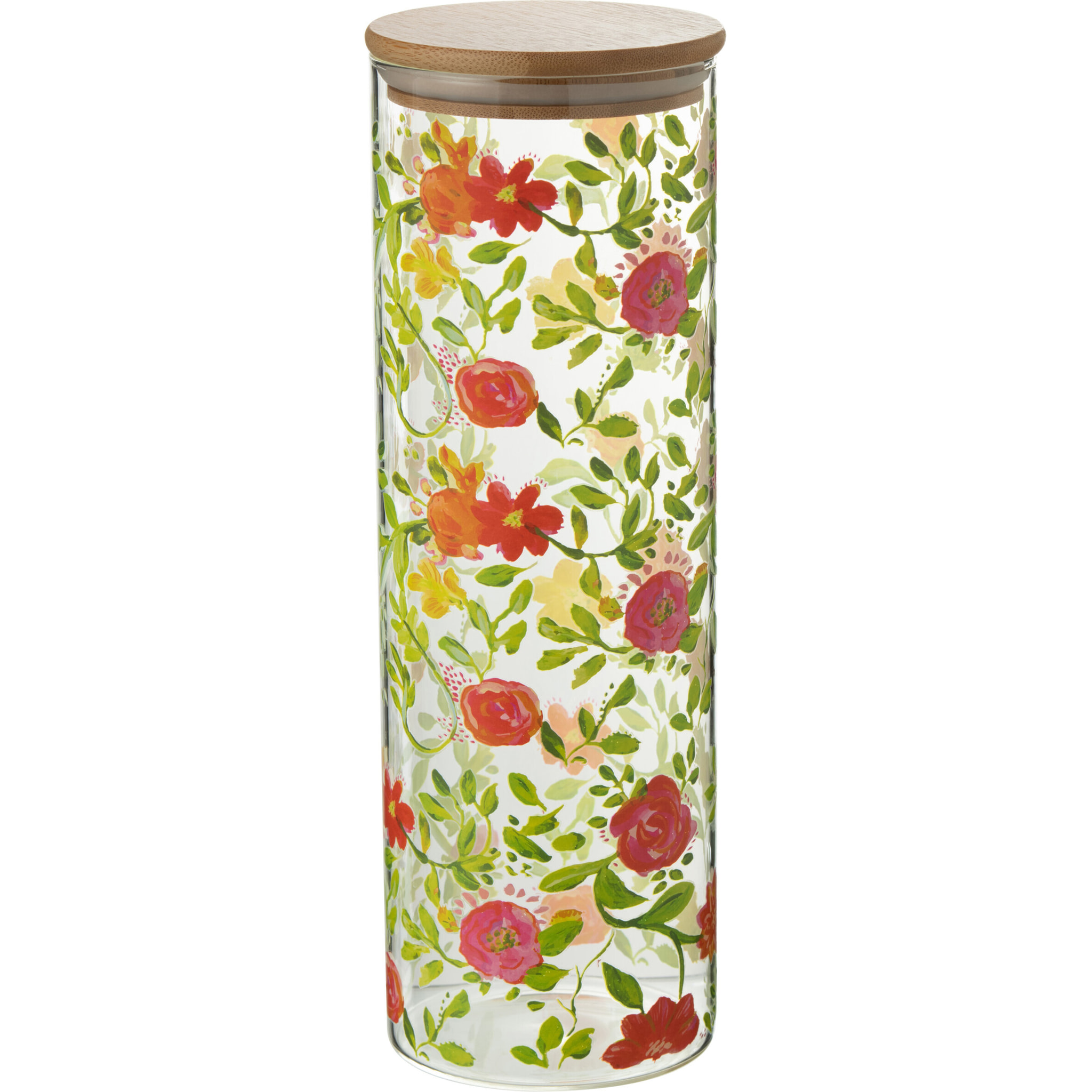 J-Line Jarre Floral Verre Mix Large