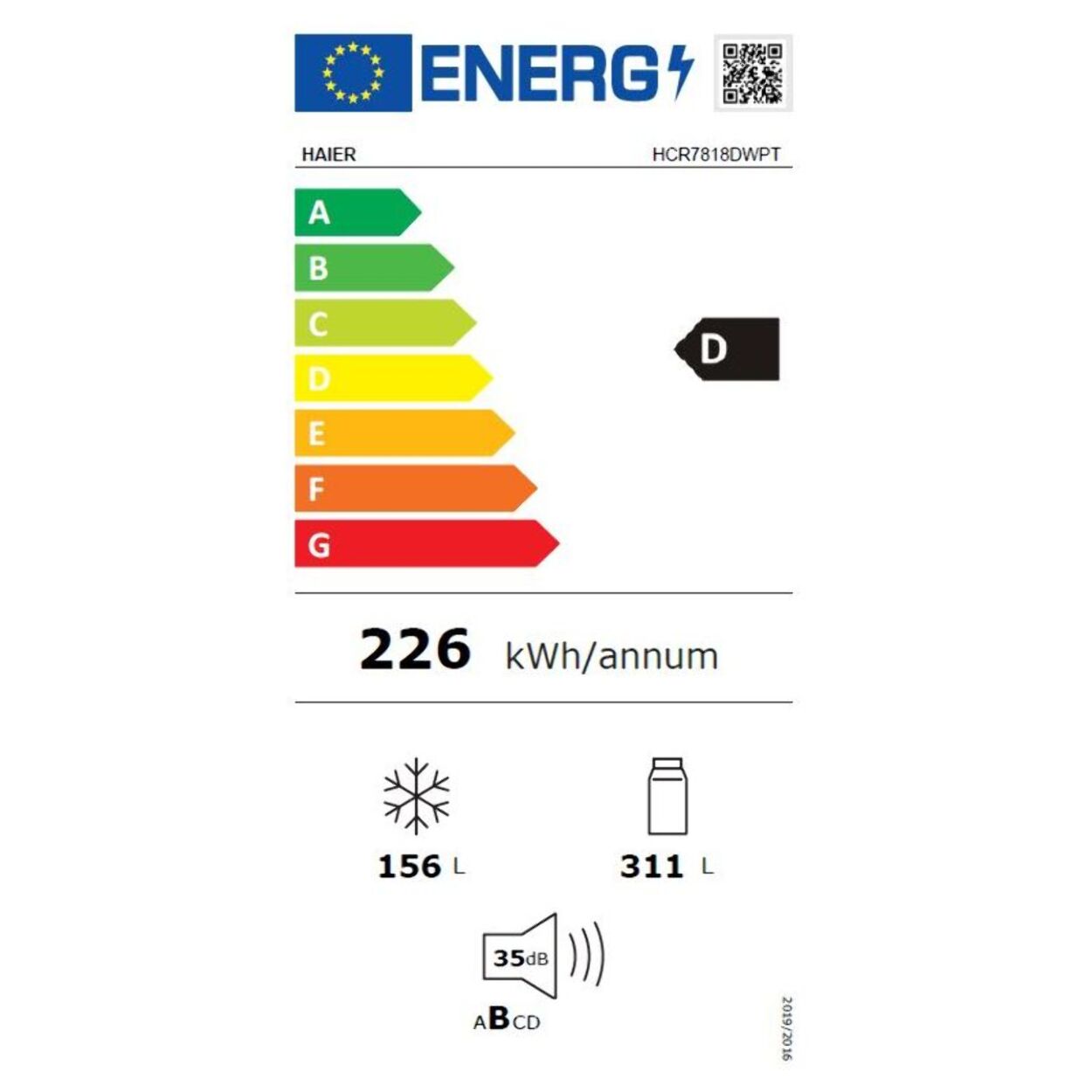 Réfrigérateur multi portes HAIER HCR7818DNMM