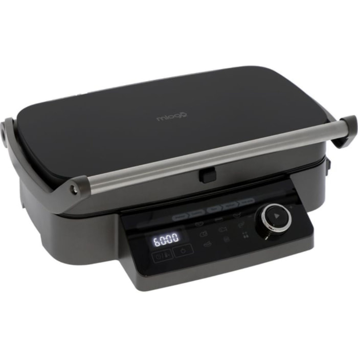 Grille-viande MIOGO MMG1 noir plaques amovibles, 36x20 cm