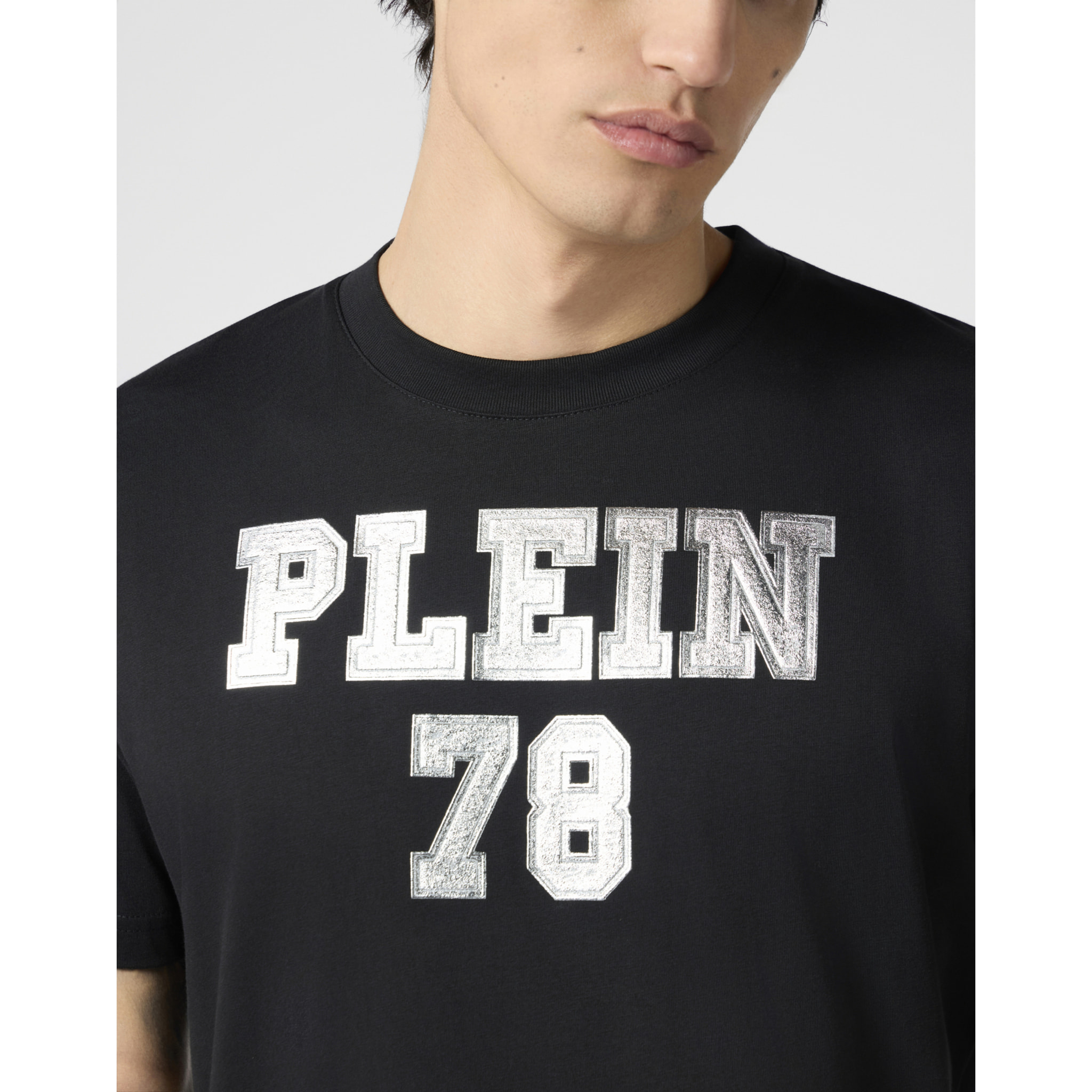 PHILIPP PLEIN Round Neck T-Shirt College