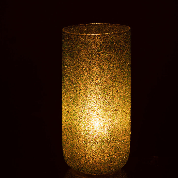 J-Line bougeoir Arti - verre - vert - large