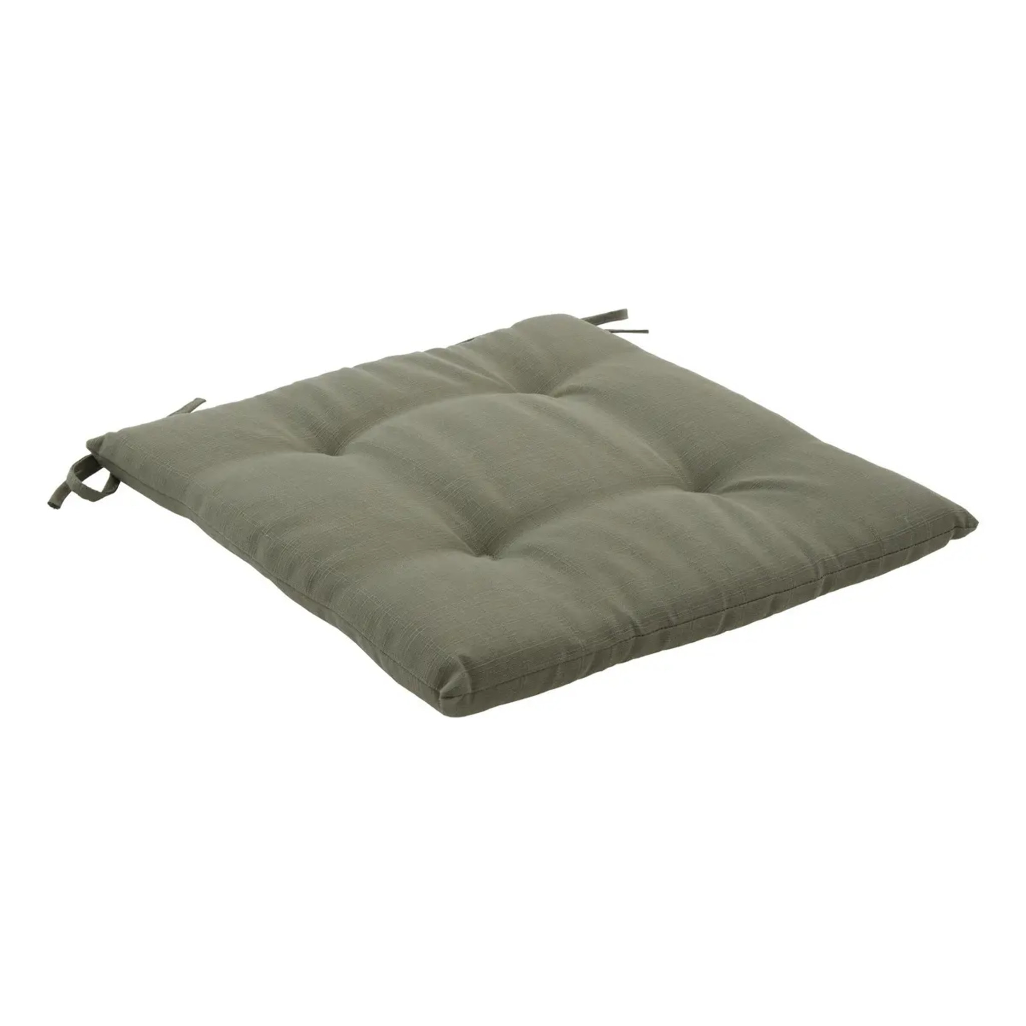 Galette de chaise Korai vert laurier 40x40cm