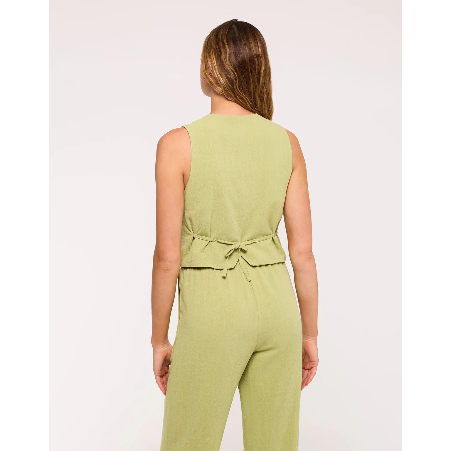Top Chaleco Verde - Vari