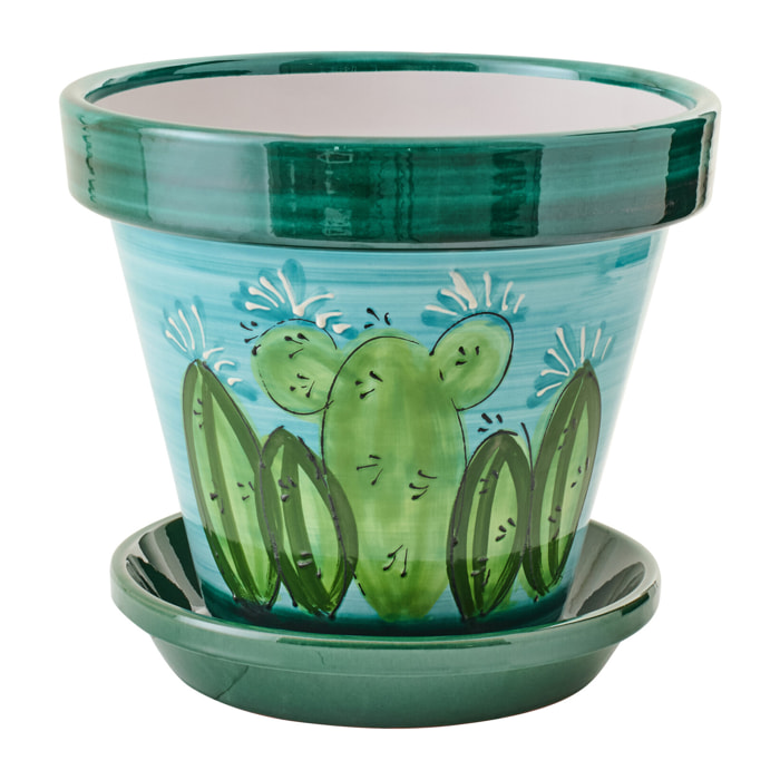 J-Line Cache-pot - céramique - multicolore - large