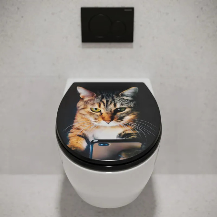Abattant wc PACHA  - Charnières Inox MSV