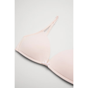 Reggiseno classico rosa coppa A