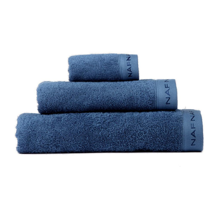 Lot de 3 serviettes CASUAL - 100% coton - 500grm/2 - bleu marine