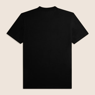 T-shirt in jersey con stampa logo tono su tono