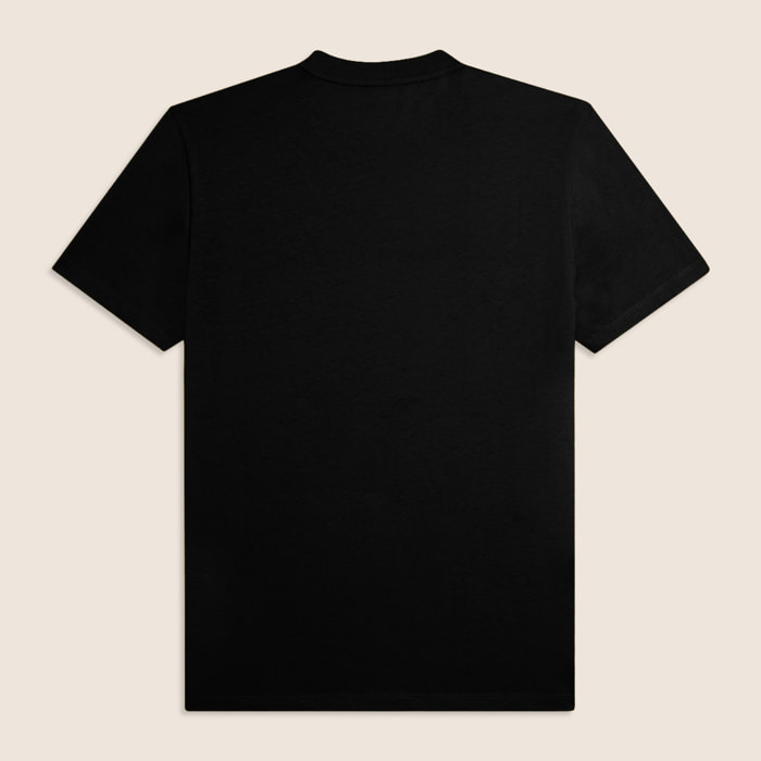 T-shirt in jersey con stampa logo tono su tono