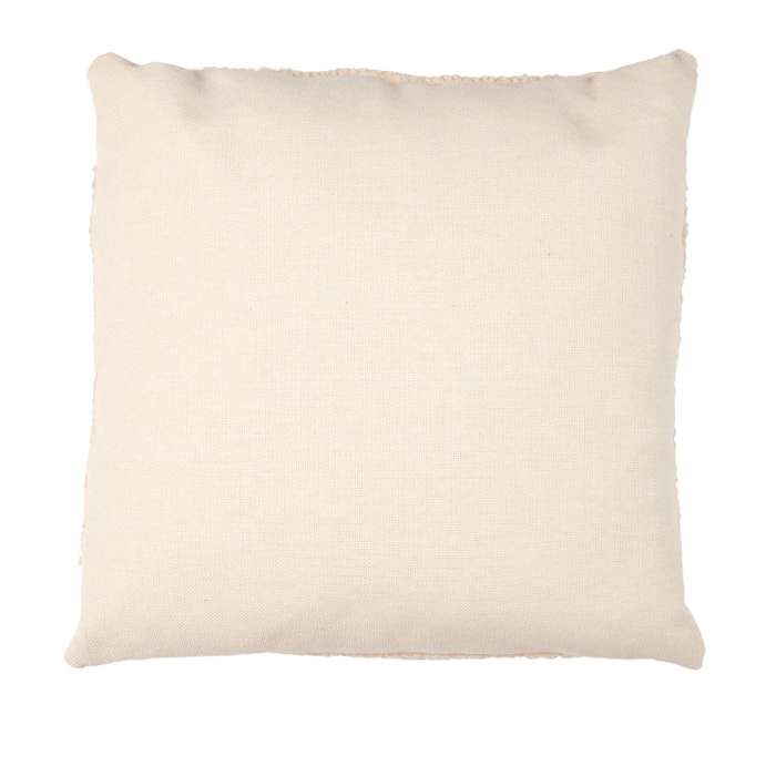 Coussin - HOME DECO FACTORY - Tufté - Géométrique - Beige