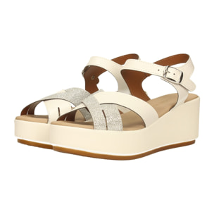 Sandali Donna Tata Italia Argentato