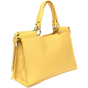 Borsa a mano Isabella Rhea Giallo