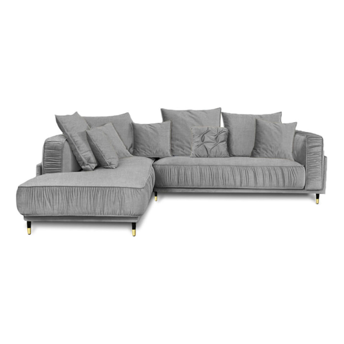 Canapé Tissu Angle gauche Fiorenzo - 4 Places