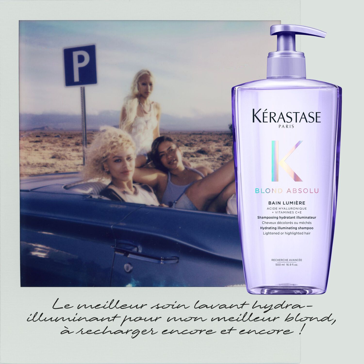 Kérastase Blond Absolu Bain Lumière Rechargeable - Shampoing illuminateur rechargeable pour cheveux blonds