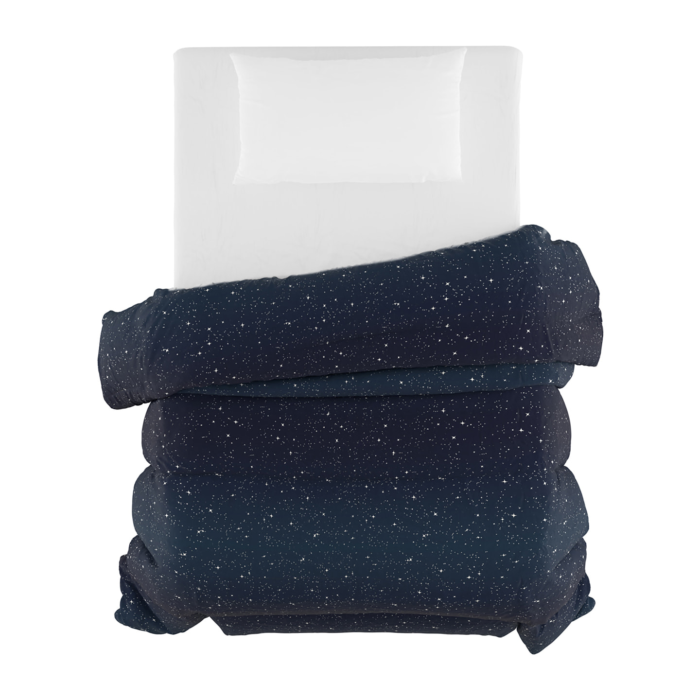 TRAPUNTA BASIC INVERNALE STAMPATA PIAZZA E MEZZA, STARS