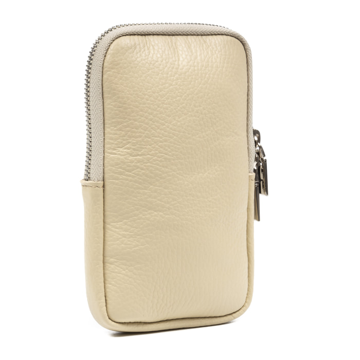 Albaredo Bolso bandolera de mujer de piel auténtica acabado Dollaro