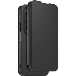 Etui avec cordon MADE FOR XIAOMI Redmi 15 5G folio Noir + dragonne