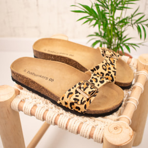 SANDALIA BABUNKERS MARRON