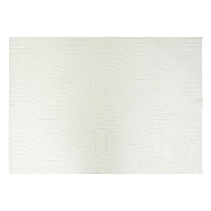 Tapis fausse fourrure Arka ivoire 170x120cm